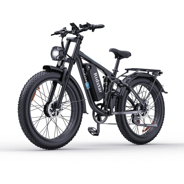 RIDSTAR E26 Pro 26" Fat Tire Mountain Electric Bike | 2000W Dual Motor | 48V 23Ah | ebikesz
