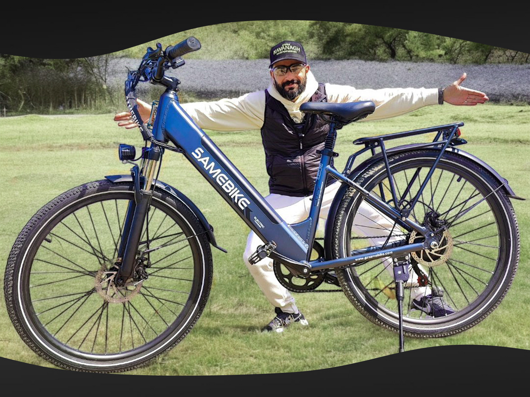 Samebike RS-A01 Pro-T Urban Electric Bicycle with Ergonomic Grip and LCD Display