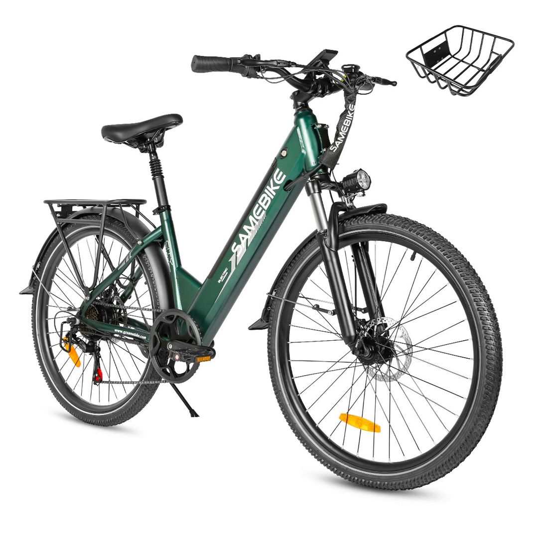 Samebike RS-A01 Pro-T Urban Electric Bicycle with Ergonomic Grip and LCD Display