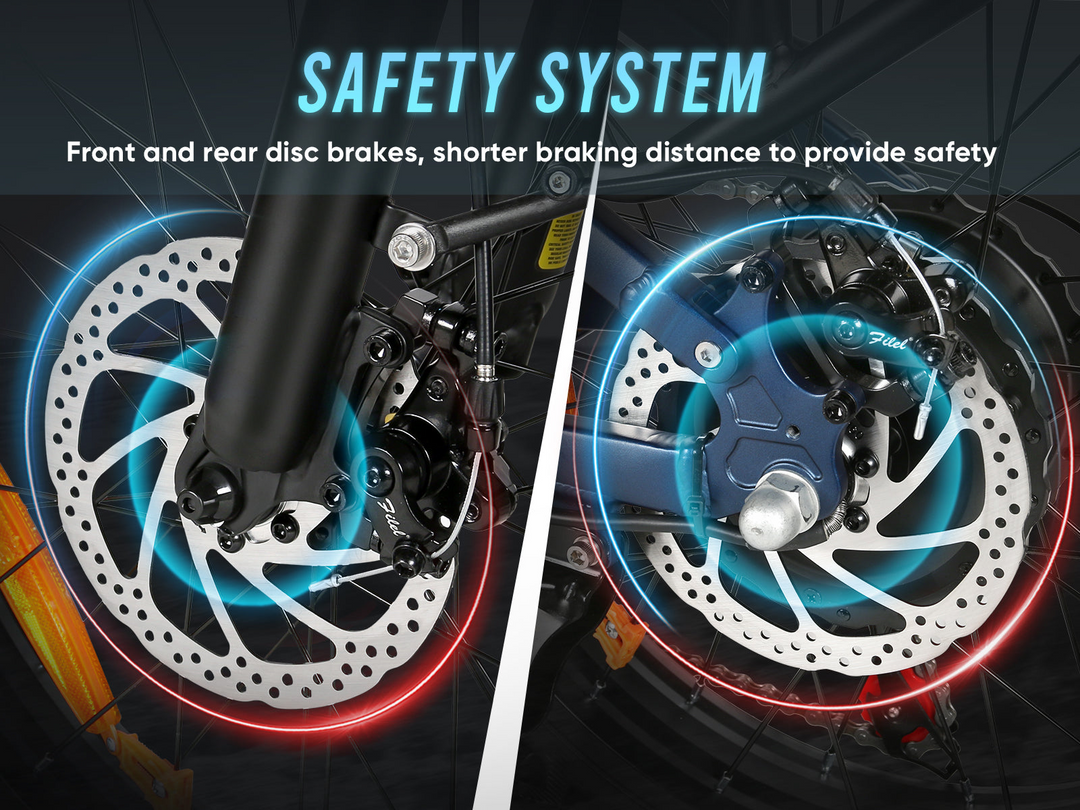Samebike RS-A02 Pro Fat Tire Off-Road Electric Bike with 4" Grip Tires and Powerful Motor