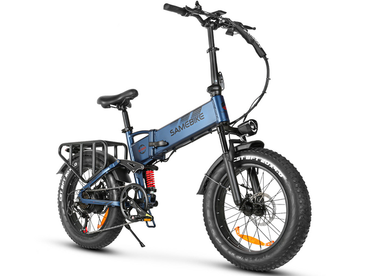 Samebike RS-A02 Pro Fat Tire Off-Road Electric Bike with 4" Grip Tires and Powerful Motor