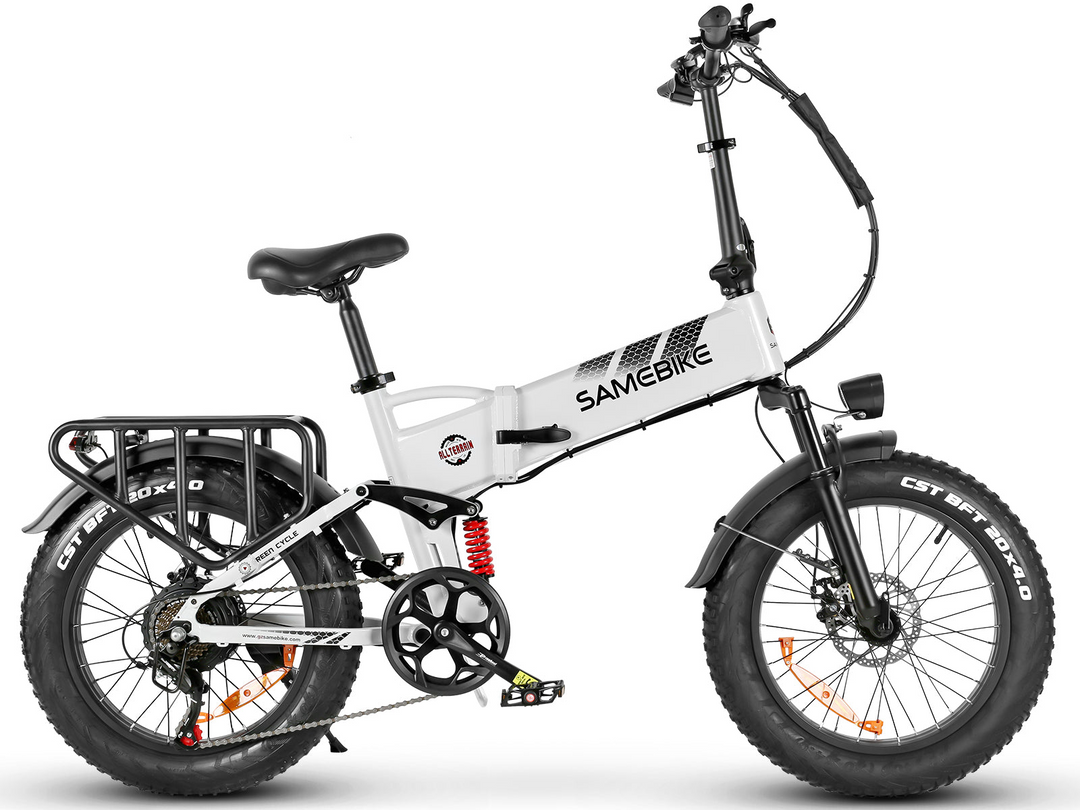 Samebike RS-A02 Pro Fat Tire Off-Road Electric Bike with 4" Grip Tires and Powerful Motor