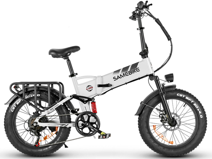 Samebike RS-A02 Pro Fat Tire Off-Road Electric Bike with 4" Grip Tires and Powerful Motor