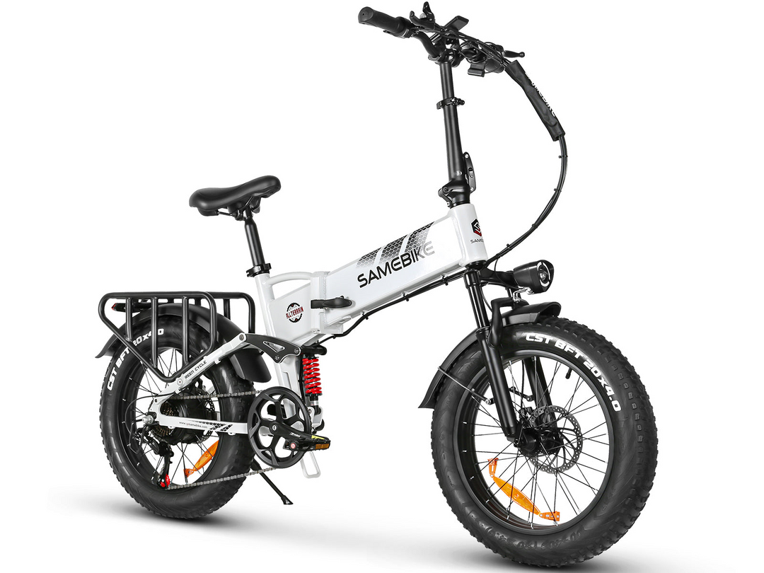 Samebike RS-A02 Pro Fat Tire Off-Road Electric Bike with 4" Grip Tires and Powerful Motor