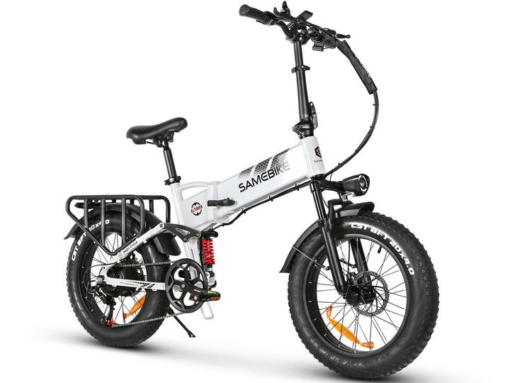 Samebike RS-A02 Pro Fat Tire Off-Road Electric Bike with 4" Grip Tires and Powerful Motor