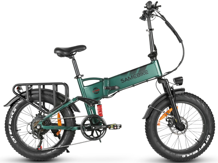 Samebike RS-A02 Pro Fat Tire Off-Road Electric Bike with 4" Grip Tires and Powerful Motor