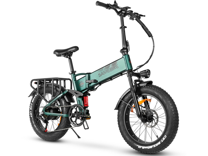 Samebike RS-A02 Pro Fat Tire Off-Road Electric Bike with 4" Grip Tires and Powerful Motor