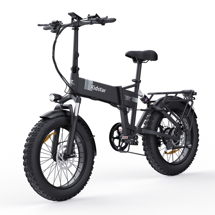 Ridstar H20 20x4.0 Fat Tire Folding Electric Bike - All Terrain 1000W SUV Ebike