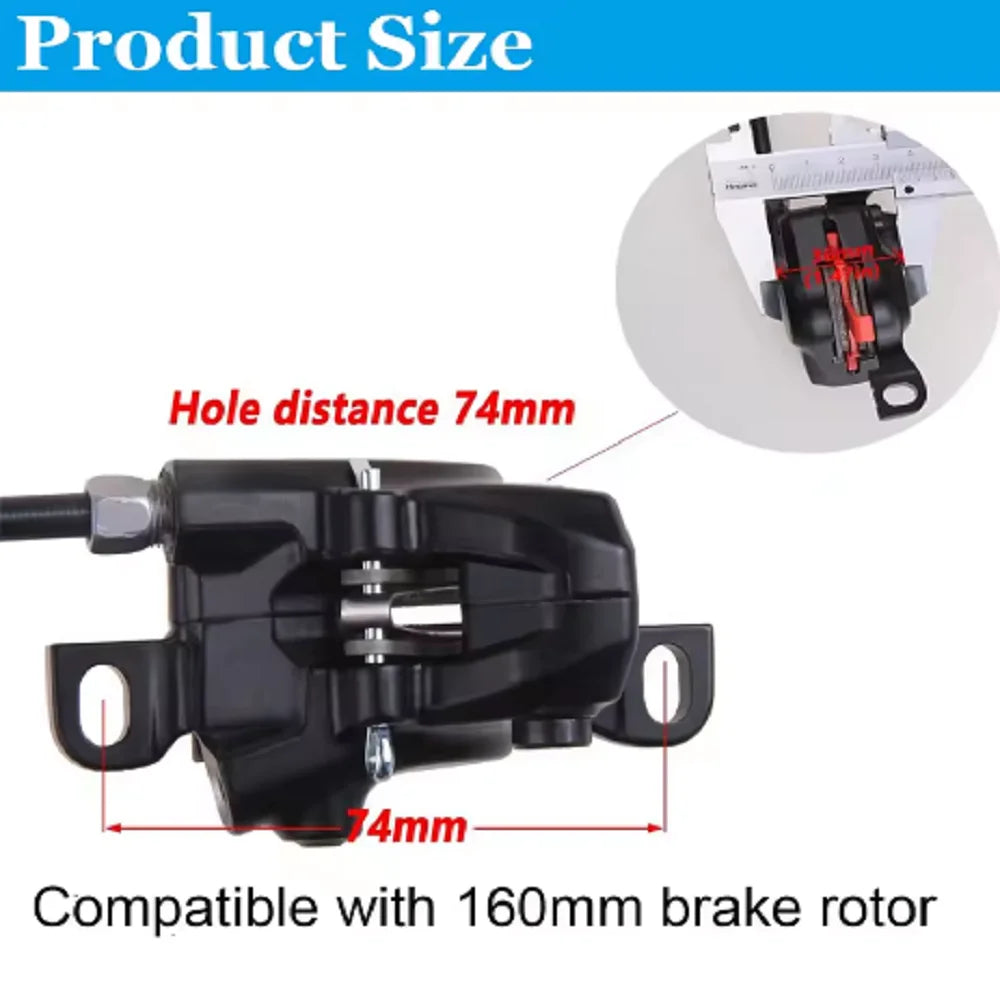 Shimano MT200 Hydraulic Disc Brake Set - Original MTB Mountain Bike Brake Kit Left &amp; Right