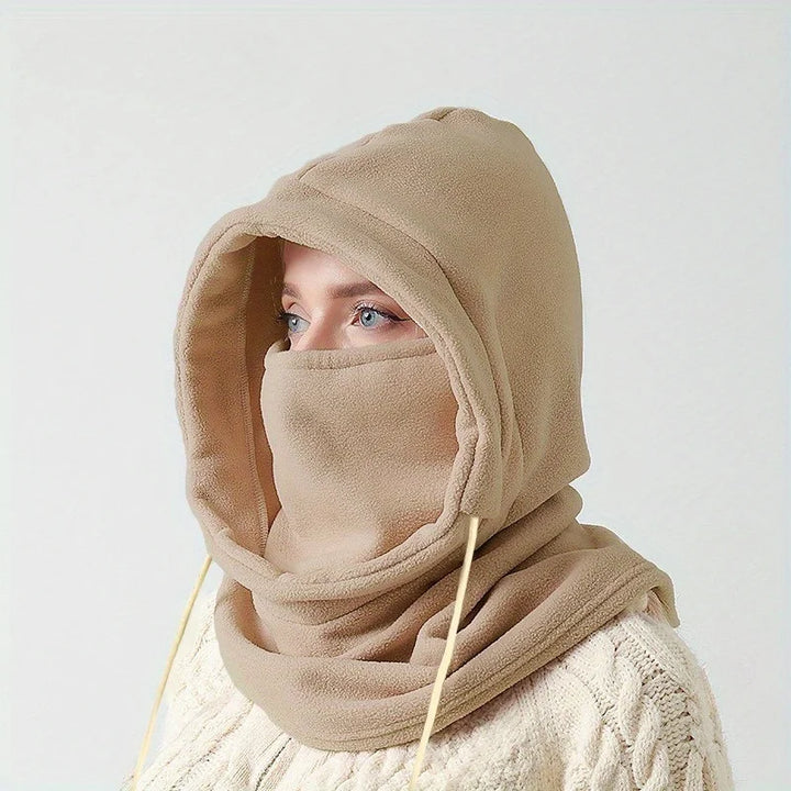 Winter Balaclava Hooded Scarf - Warm Neck Gaiter With Hood For Outdoor
