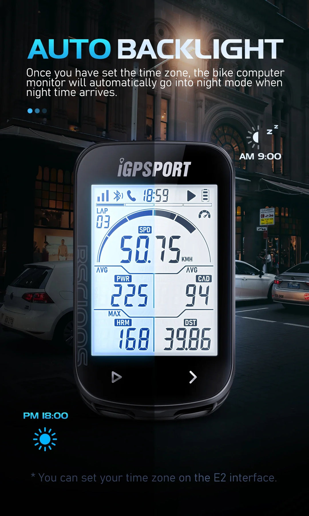 iGPSPORT BSC100S Smart GPS Bike Computer - 40H Battery Life, ANT+ &amp; Bluetooth Sync, Waterproof Cycling Speedometer
