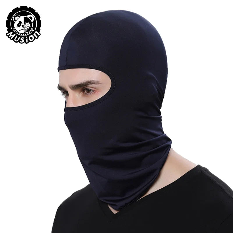 Motorcycle Balaclava Full Face Mask - Breathable Mesh Sun Protection Hood for Cycling, Skiing &amp; Outdoor Sports