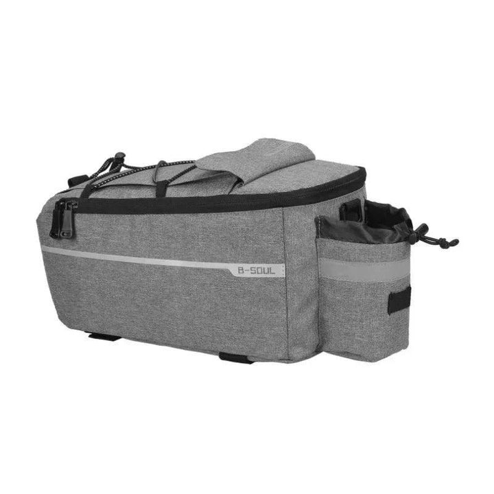 13L Bicycle Carrier Bag - Insulated Rear Rack Trunk Bag - Rainproof Pannier with Bottle Holder &amp; Shoulder Strap for Commuting &amp; Touring