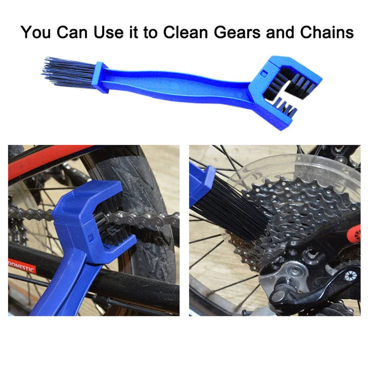 Professional Bicycle Chain Cleaner Kit - 3D Rotary Brush Cleaning Tool Set - MTB &amp; Road Bike Maintenance Gear for Speed &amp; Protection
