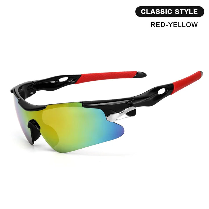 RIDERACE UV400 Cycling Sunglasses - High-Impact Polycarbonate Protection - Lightweight MTB &amp; Road Bike Goggles for Outdoor Sports