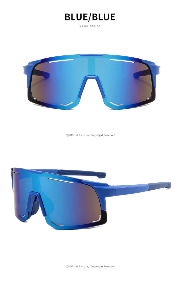 Professional Polarized Cycling Sunglasses - UV400 Protection Windproof Sport Eyewear for Men &amp; Women