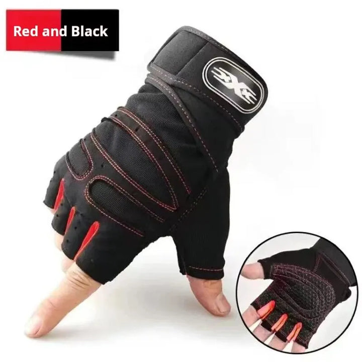 ebikesz Tactical Half Finger Sports Gloves - Anti-Slip &amp; Shockproof Mittens for Cycling, Mountaineering &amp; Fitness