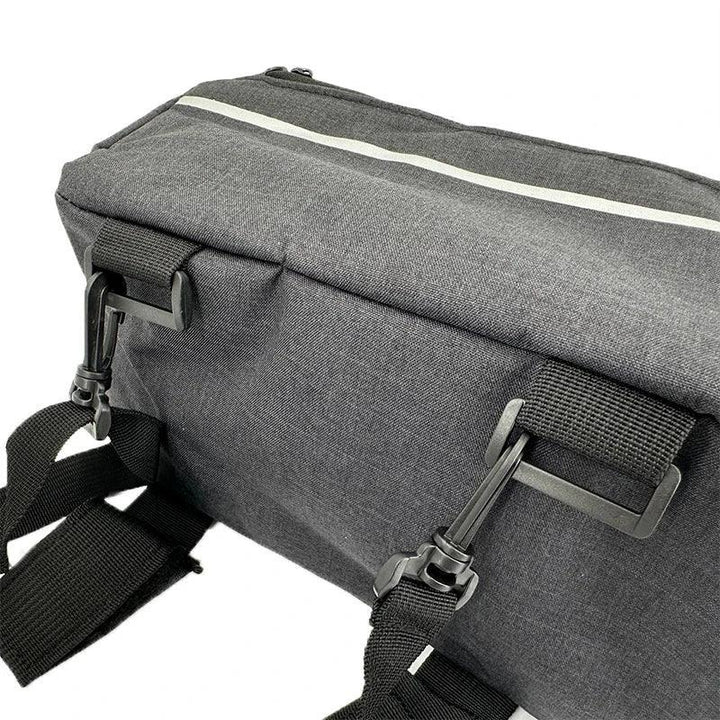 13L Bicycle Carrier Bag - Insulated Rear Rack Trunk Bag - Rainproof Pannier with Bottle Holder &amp; Shoulder Strap for Commuting &amp; Touring