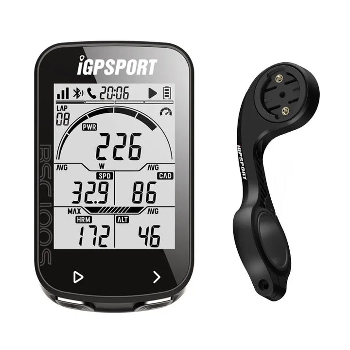 iGPSPORT BSC100S GPS Bike Computer - 2.6" LCD Wireless Speedometer - 40H Battery Life &amp; Type-C Charging - IPX7 Waterproof Cycling Odometer