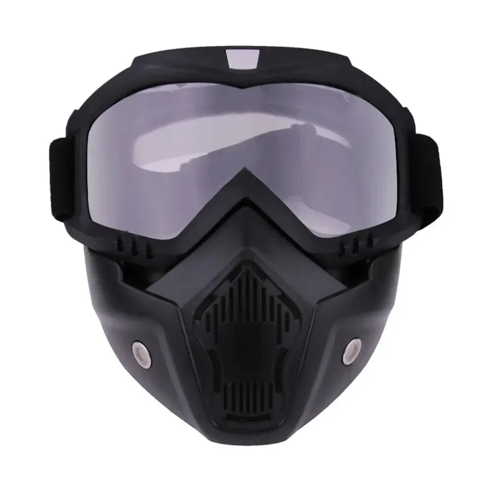 Professional Outdoor Windproof Cycling Goggles - HD PC Lens &amp; UV Protection - Tactical Dust-Proof Eyewear for MTB, Motorcycle &amp; Off-Road Racing