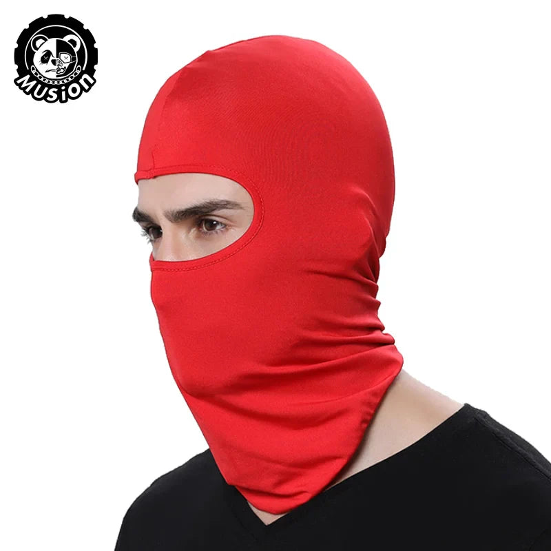 Motorcycle Balaclava Full Face Mask - Breathable Mesh Sun Protection Hood for Cycling, Skiing &amp; Outdoor Sports