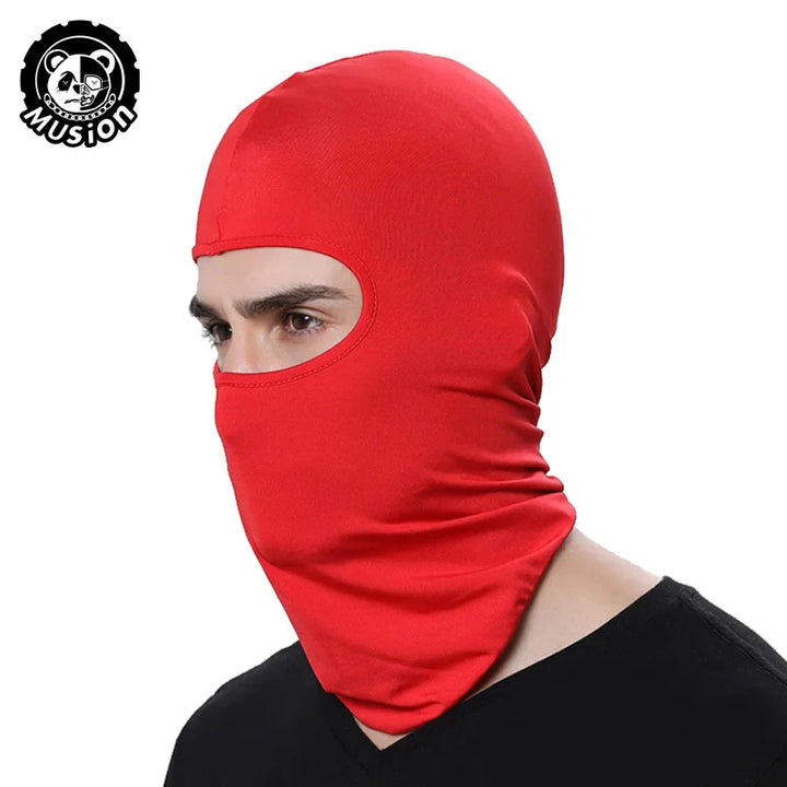 Motorcycle Balaclava Full Face Mask - Breathable Mesh Sun Protection Hood for Cycling, Skiing &amp; Outdoor Sports