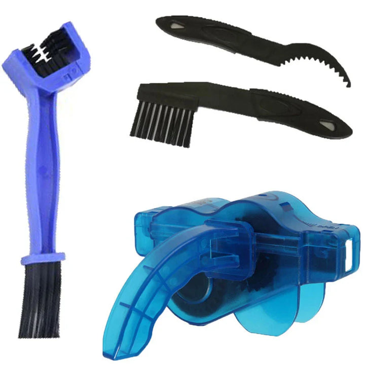 Professional Bicycle Chain Cleaner Kit - 3D Rotary Brush Cleaning Tool Set - MTB &amp; Road Bike Maintenance Gear for Speed &amp; Protection