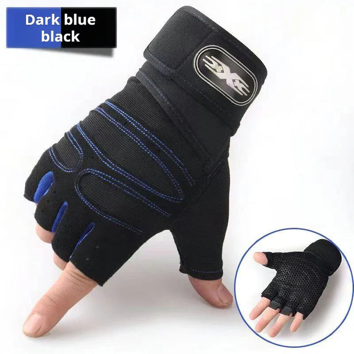 ebikesz Tactical Half Finger Sports Gloves - Anti-Slip &amp; Shockproof Mittens for Cycling, Mountaineering &amp; Fitness