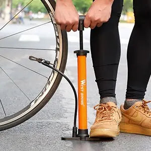WEST BIKING 160PSI High Pressure Pump Schrader Presta MTB Bicycle Floor Pump