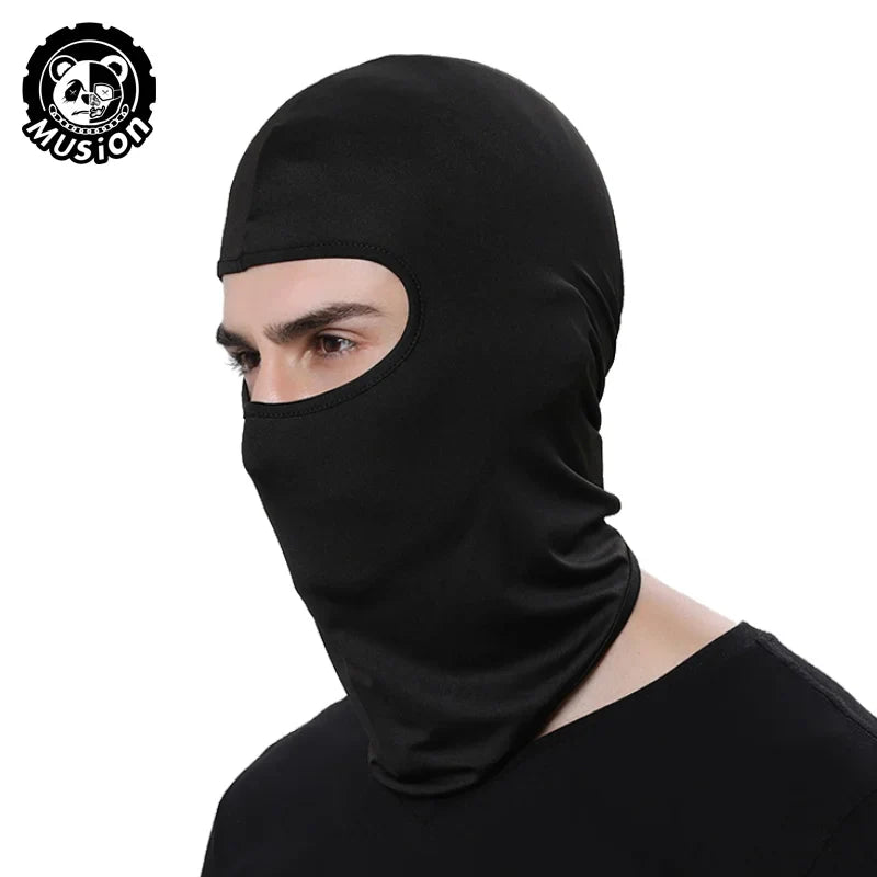 Motorcycle Balaclava Full Face Mask - Breathable Mesh Sun Protection Hood for Cycling, Skiing &amp; Outdoor Sports