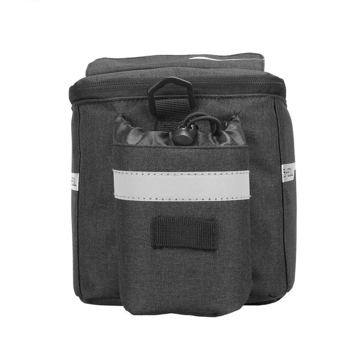 13L Bicycle Carrier Bag - Insulated Rear Rack Trunk Bag - Rainproof Pannier with Bottle Holder &amp; Shoulder Strap for Commuting &amp; Touring