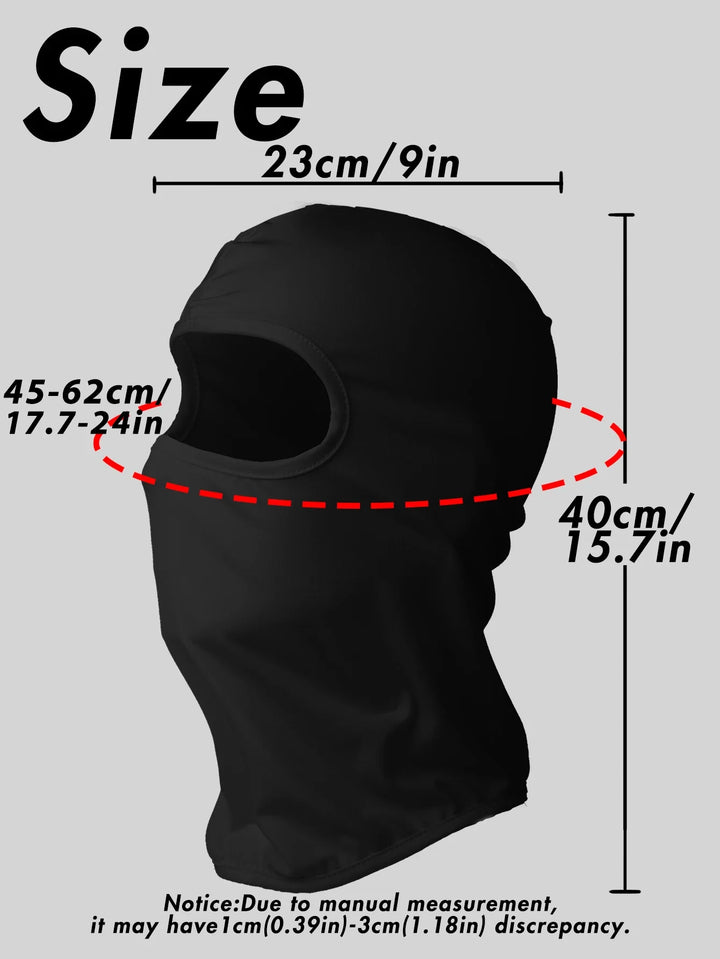 Motorcycle Balaclava Full Face Mask - Breathable Mesh Sun Protection Hood for Cycling, Skiing &amp; Outdoor Sports