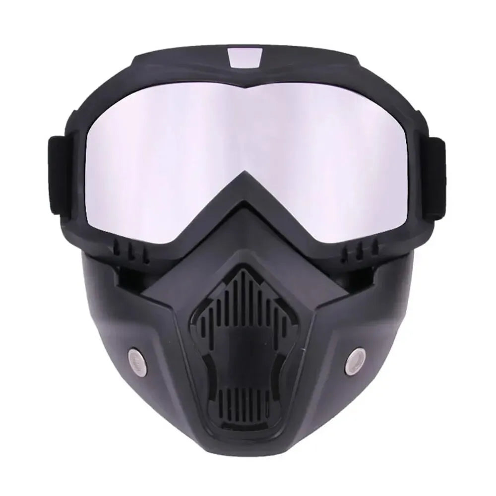 Professional Outdoor Windproof Cycling Goggles - HD PC Lens &amp; UV Protection - Tactical Dust-Proof Eyewear for MTB, Motorcycle &amp; Off-Road Racing