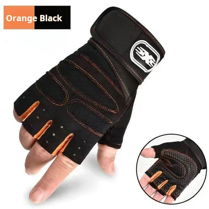 ebikesz Tactical Half Finger Sports Gloves - Anti-Slip &amp; Shockproof Mittens for Cycling, Mountaineering &amp; Fitness