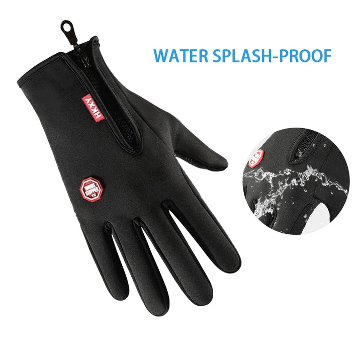Winter Thermal Cycling Gloves for Men &amp; Women - Waterproof &amp; Windproof Full Finger Mittens - Sensitive Touchscreen Gear for E-Bike &amp; MTB (YD1301)