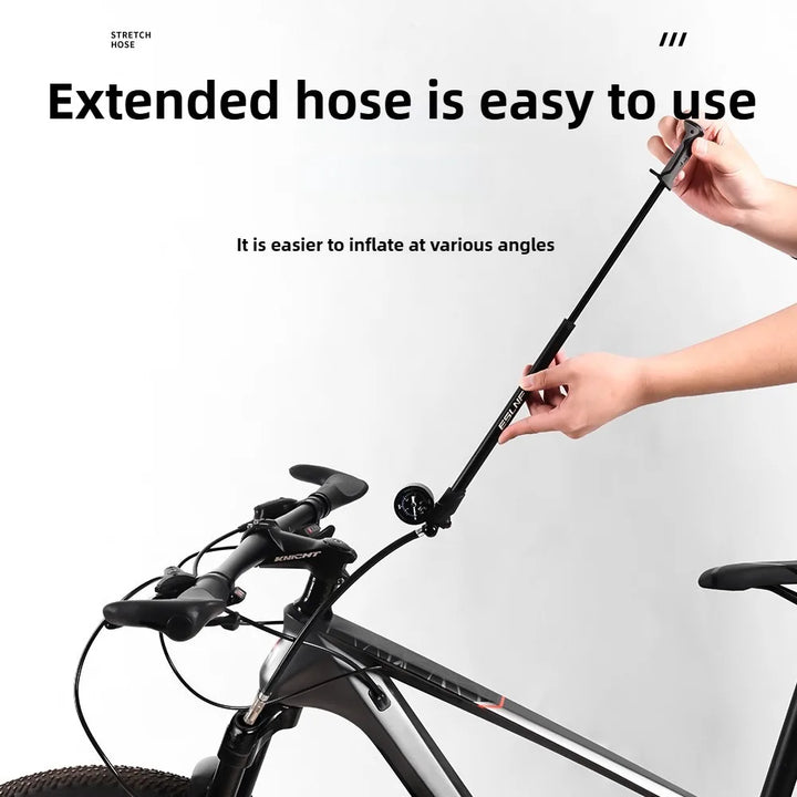 ESLNF 300PSI High-Pressure Shock Pump with Gauge for Fork &amp; Rear Suspension