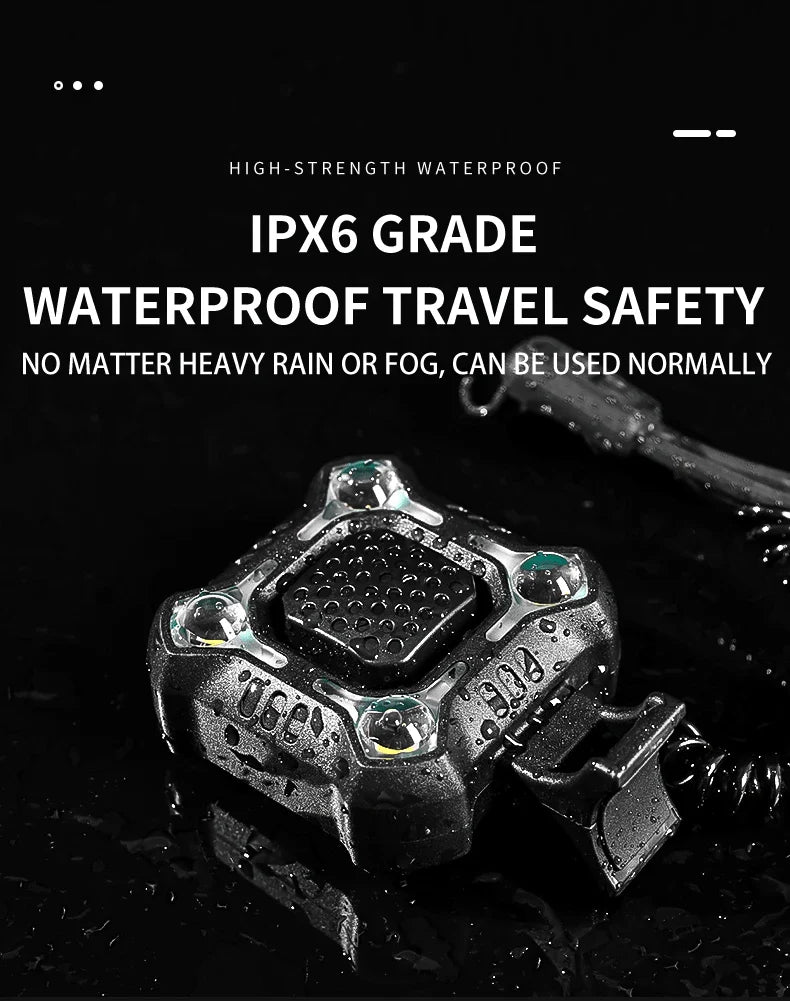 2-in-1 Bicycle Electric Horn &amp; Front Light - USB Rechargeable 120dB Loud Alarm - Waterproof LED Safety Lamp for E-Bike, Scooter &amp; MTB