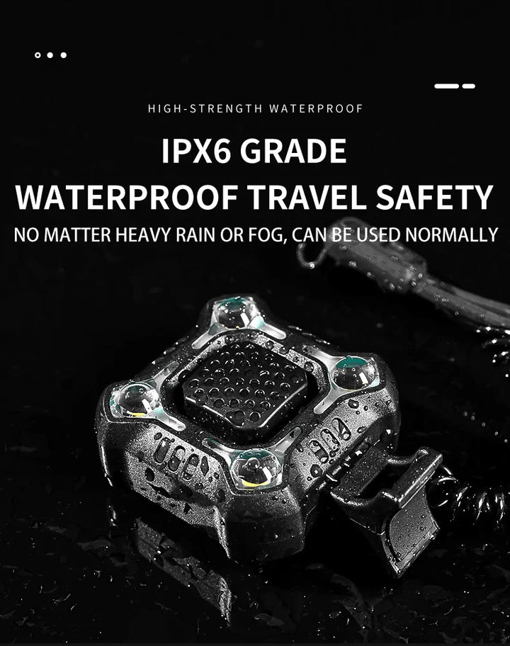 2-in-1 Bicycle Electric Horn &amp; Front Light - USB Rechargeable 120dB Loud Alarm - Waterproof LED Safety Lamp for E-Bike, Scooter &amp; MTB