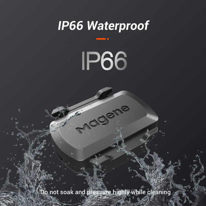 Magene S3+ Speed &amp; Cadence Dual Sensor - ANT+ Bluetooth Wireless Speedmeter - 9g Magnetless Geomagnetic Sensor for Garmin &amp; Wahoo
