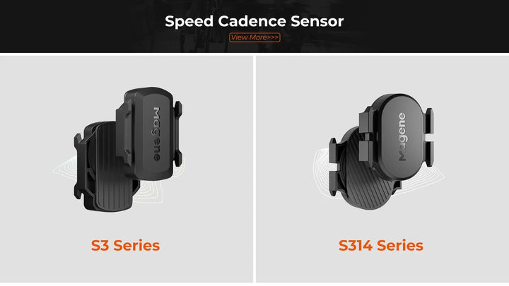 Magene S3+ Speed &amp; Cadence Dual Sensor - ANT+ Bluetooth Wireless Speedmeter - 9g Magnetless Geomagnetic Sensor for Garmin &amp; Wahoo