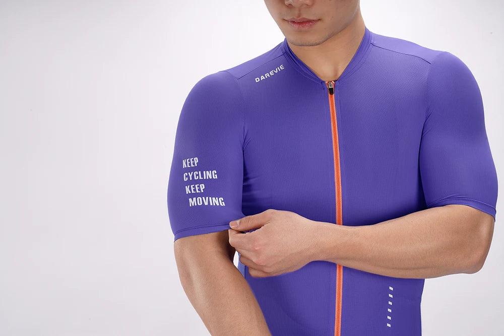 DAREVIE 2026 New Pro Cycling Jersey - Vividness Series Cooling Nylon Fabric - SPF50+ Anti-UV Slim Fit Bicycle Wear for Men &amp; Women