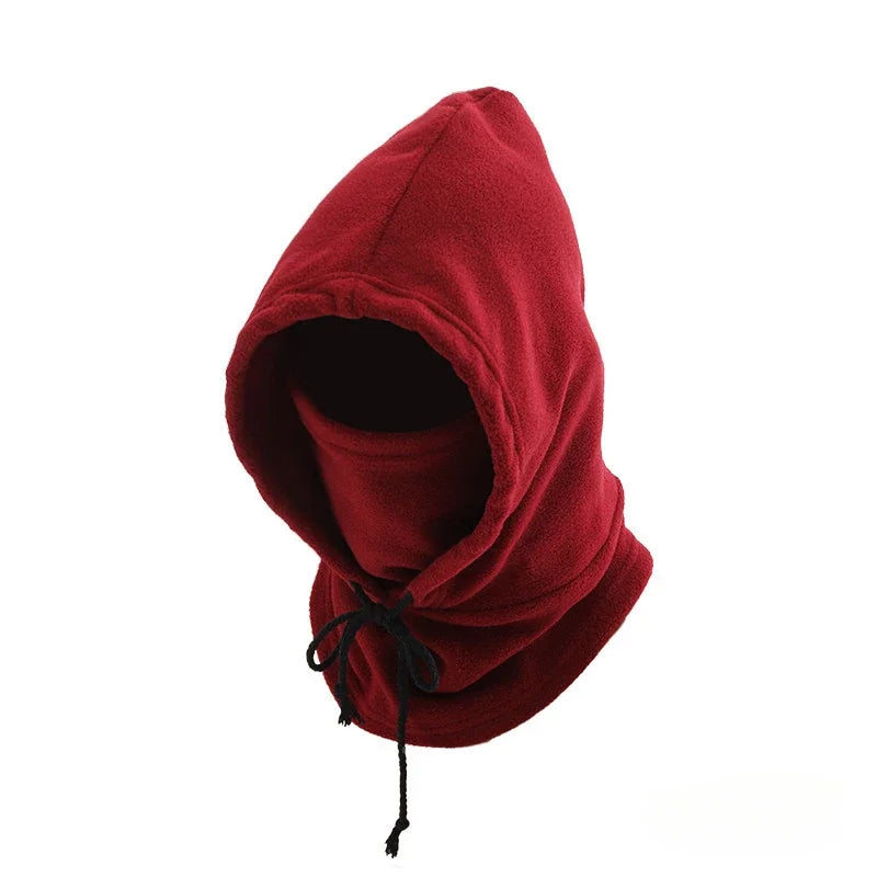 Winter Balaclava Hooded Scarf - Warm Neck Gaiter With Hood For Outdoor