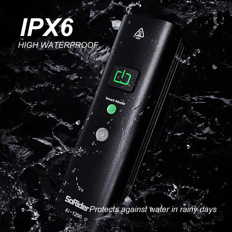 CYCLAMI Super Bright Bike Front Light - IPX6 Waterproof LED Headlight - Type-C Rechargeable Night Riding Safety Lamp for MTB &amp; Road