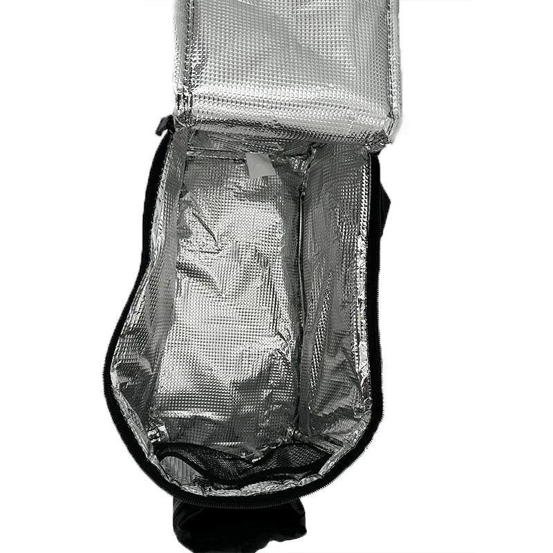 13L Bicycle Carrier Bag - Insulated Rear Rack Trunk Bag - Rainproof Pannier with Bottle Holder &amp; Shoulder Strap for Commuting &amp; Touring
