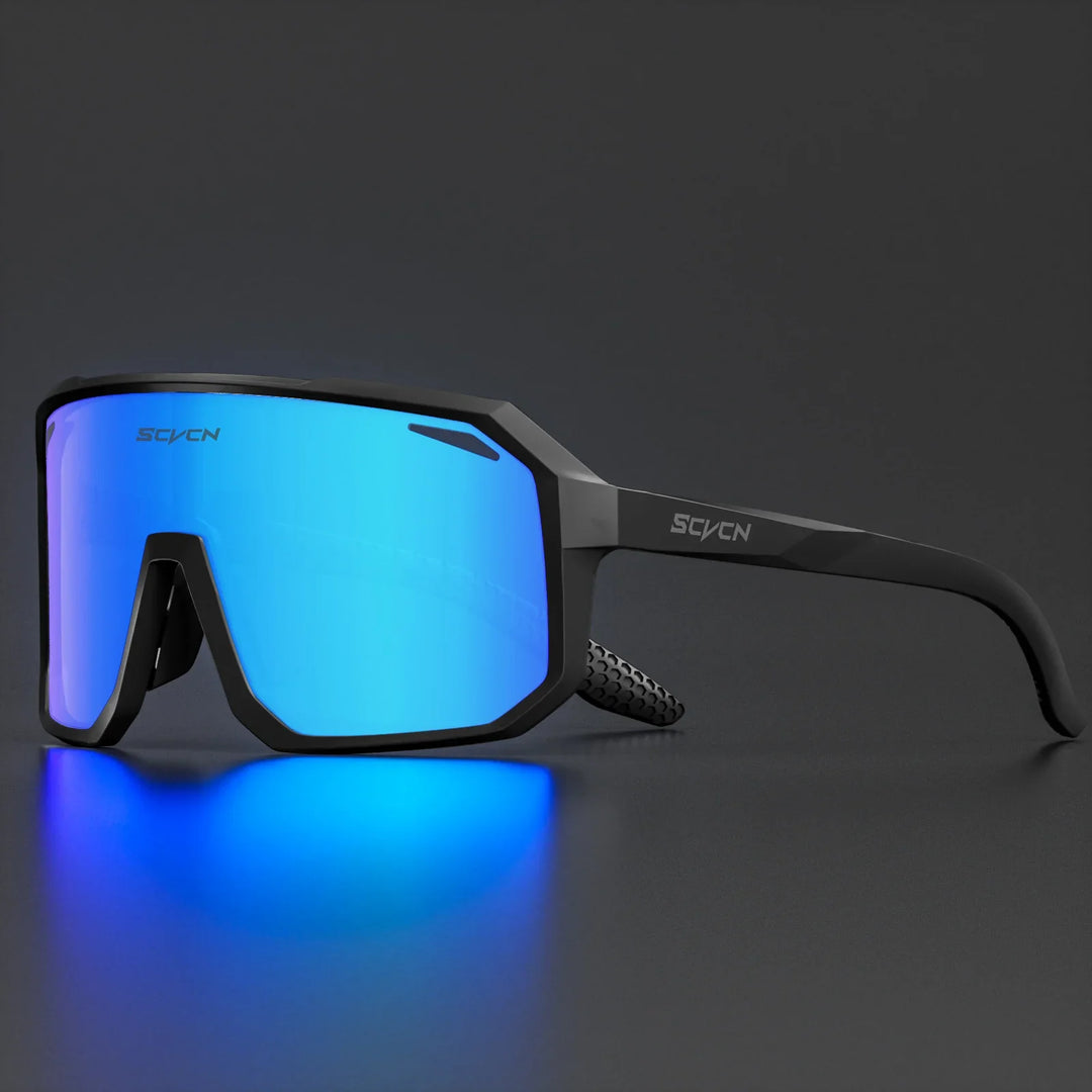 SCVCN Photochromic Cycling Sunglasses - Intelligent Lens Color Change - UV400 Protection TR-90 Frame for Road &amp; MTB Racing