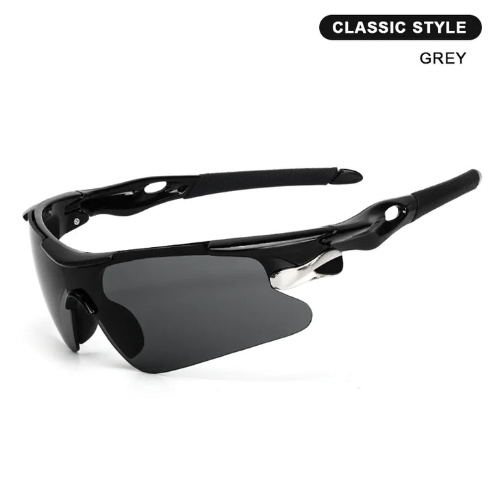 RIDERACE UV400 Cycling Sunglasses - High-Impact Polycarbonate Protection - Lightweight MTB &amp; Road Bike Goggles for Outdoor Sports