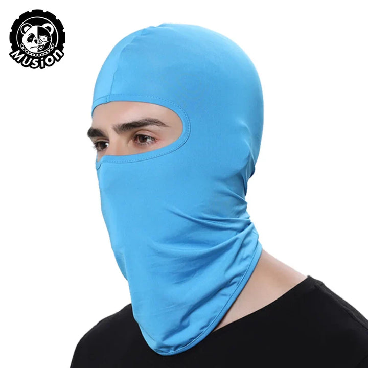 Motorcycle Balaclava Full Face Mask - Breathable Mesh Sun Protection Hood for Cycling, Skiing &amp; Outdoor Sports