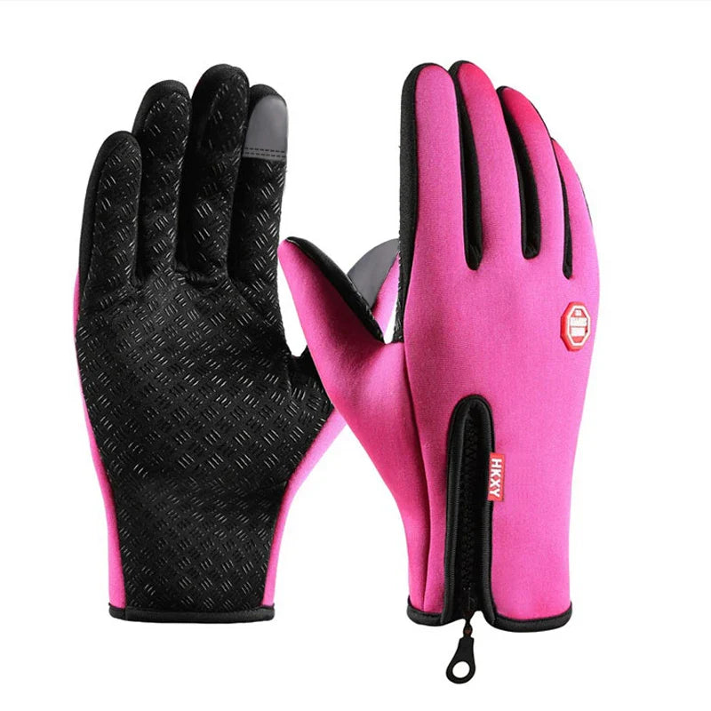 Winter Thermal Cycling Gloves for Men &amp; Women - Waterproof &amp; Windproof Full Finger Mittens - Sensitive Touchscreen Gear for E-Bike &amp; MTB (YD1301)