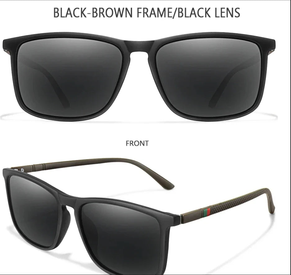 ebikesz Fashion Square Polarized Sunglasses - UV400 Protection Unisex Driving &amp; Cycling Sun Glasses