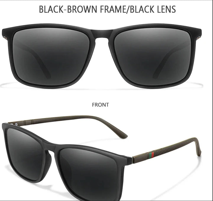 ebikesz Fashion Square Polarized Sunglasses - UV400 Protection Unisex Driving &amp; Cycling Sun Glasses